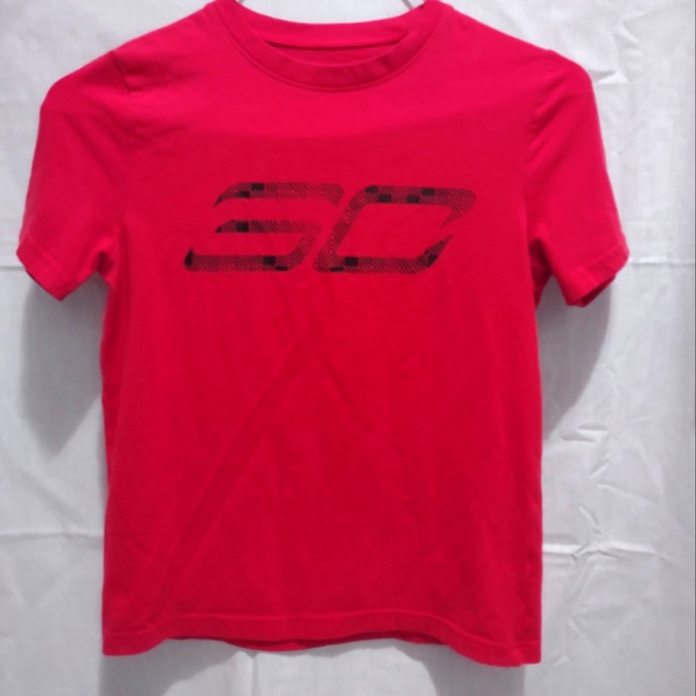 UNDER ARMOUR SC30 BOY'S LOGO TEE SHORT SLEEVE SHIRT STEPHEN CURRY